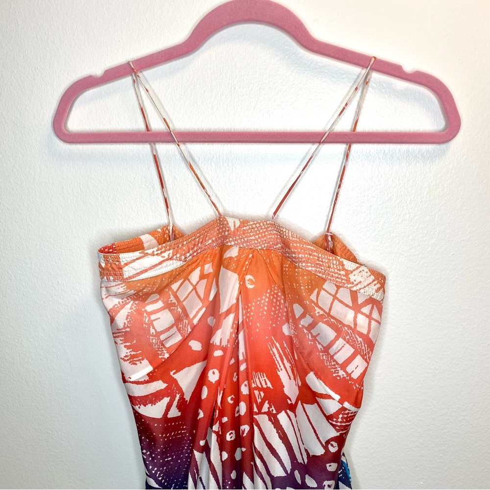 Diane Von Furstenberg “Gilmore Oasis” silk dress 🧡 - Picture 2 of 16